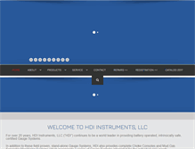 Tablet Screenshot of hdigauges.com